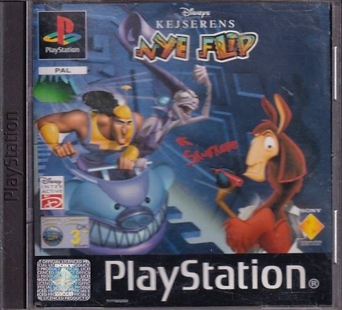 Disneys Kejserens Nye Flip - Manual Mangler - PS1 (B Grade) (Genbrug)